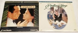 Casablanca (Black &amp; White) Laserdisc &amp; Breakfast At Tiffany&#39;s Laserdisc - £9.56 GBP
