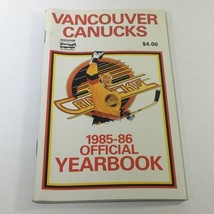 VTG NHL Official Yearbook 1985-1986 - Vancouver Canucks / Canucks Skate Logo - £11.32 GBP