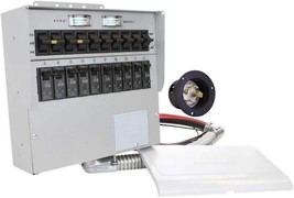 310A Pro/Tran2 30-Amp 10-Circuit 2 Manual Transfer Switch With Optional Power - £465.96 GBP