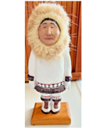 Andrew Vintage Handcrafted Eskimo People of Alaska Figurine A.R.T. Alask... - £11.11 GBP