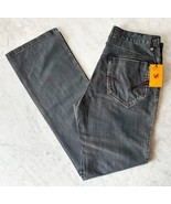 Enzo Darby-3 Grey Denim Jeans Zip Fly 100% Cotton Men&#39;s Size 34W x 35L - $103.87 CAD