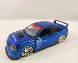Jada Toys Subaru Impreza WRX STI Blue 1/24 Scale Diecast Car Drift - £26.61 GBP