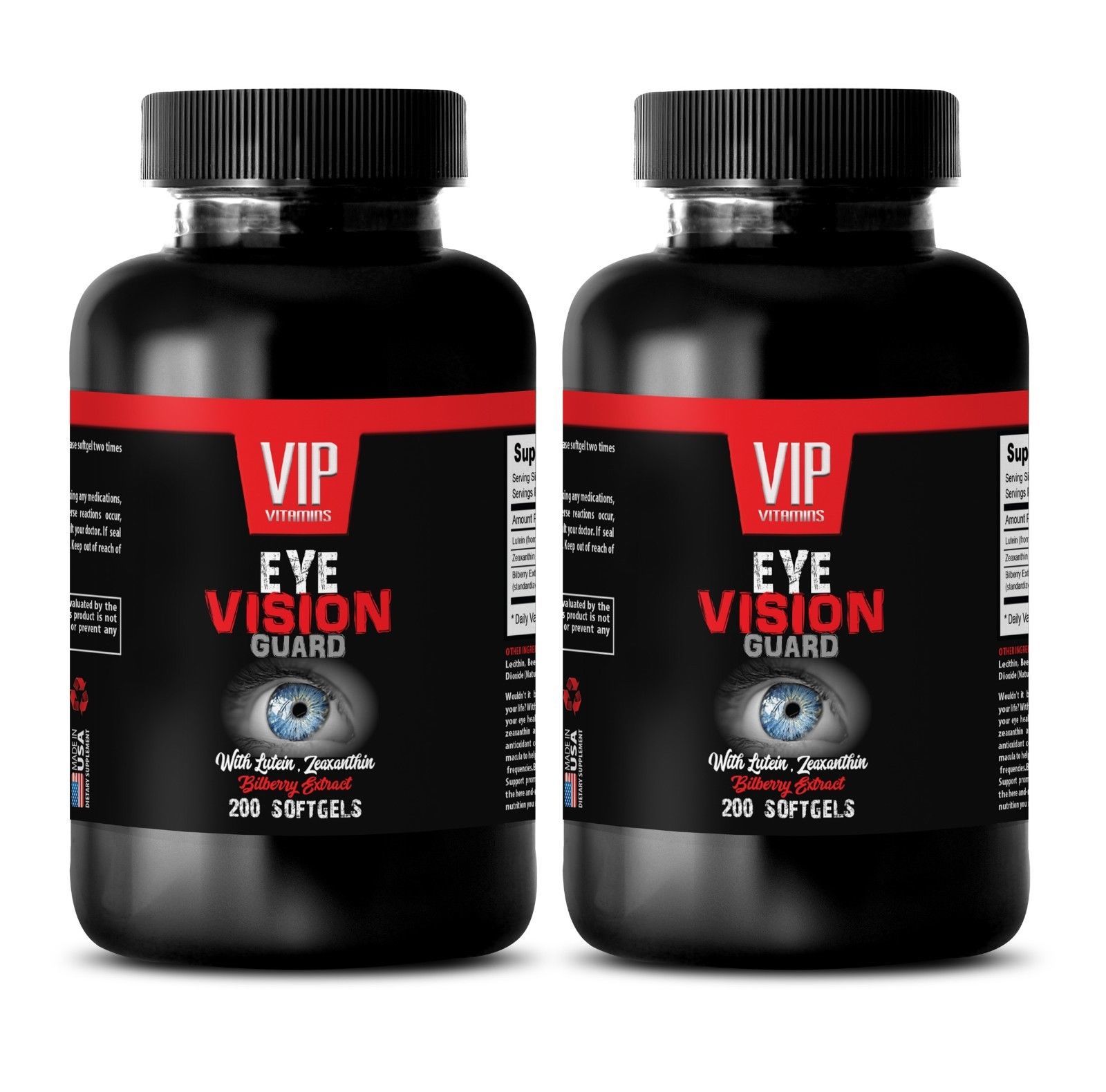 Antioxidant Supplement - EYE VISION GUARD zeaxanthin with lutein eye - 2B 400Gel
