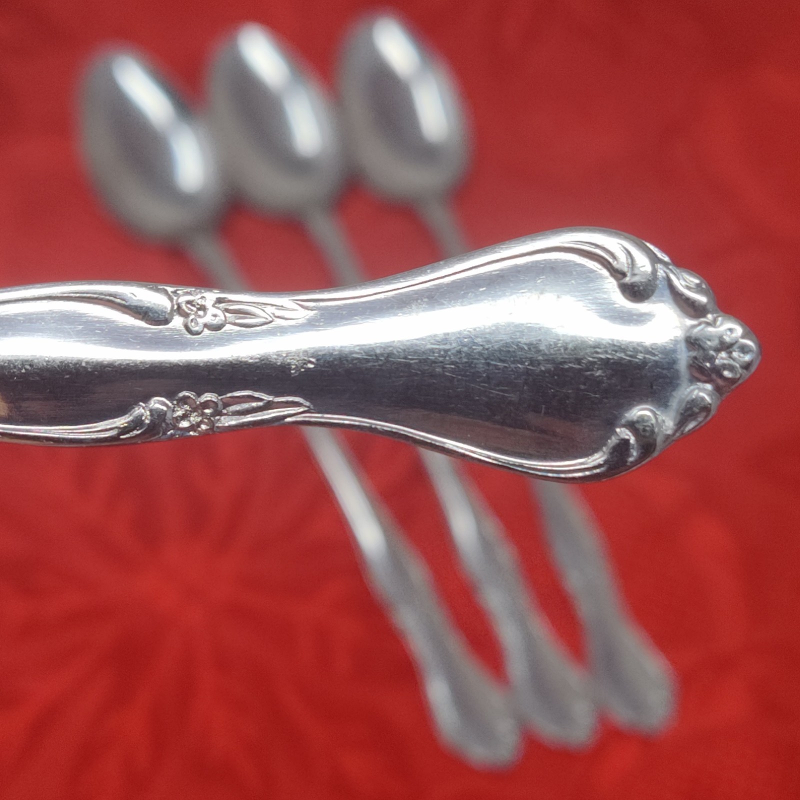 4X Ice Tsp AMC Stainless Japan Creon Serving Spoon set of 4 8&quot; Long - $16.98