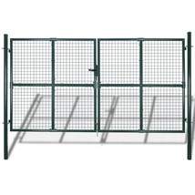 vidaXL Galvanized Steel Chain Link Fence 4x49 Feet Commercial Grade Heavy Duty - $805.49