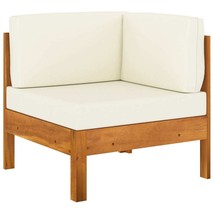  Corner Sofa Cream White Solid Acacia wood Standard Corner Sofa - $261.21 CAD