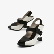 Peep Toe Women Gladiator Sandals 8cm High Heels Summer Shoes Woman  Strange Heel - £96.94 GBP
