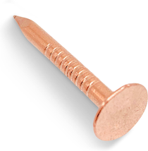 1 Inch Copper Nails Roofing Finish Nails- Solid Pure Copper   - £17.88 GBP
