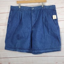 Dockers Men&#39;s Pleated Front Standard Length 8&quot; Inseam Denim Shorts Size 44&quot; NWT - £17.08 GBP