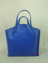 NWT FURLA Ocean Blue Saffiano Leather Jucca Stitch Tote Bag - £222.22 GBP