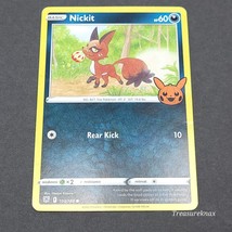 2022 Nickit Trick or Trade BOOster Promo Pikachu Pumpkin Stamp Halloween Card - £1.48 GBP