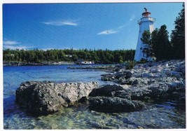 Postcard The Big Tub Lighthouse Tobermory Georgian Bay Ontario - $3.61