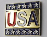 USA AMERICA STARS STRIPES LAPEL PIN PATRIOTIC UNITED STATES 1 INCH - £4.46 GBP