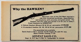 1981 Advent Sales Hawken Rifle Advertisement Guns Firearms Vintage F15Y - $19.99