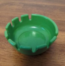 Vintage Eagle STA-SAFE Ashtray Green Mid Century Made In Usa - $12.82