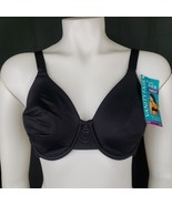 Vanity Fair Minimizer Bra 38C Back Smoothing Full Coverage Black 76080 U... - $25.90