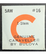 NOS NEW Genuine Bulova Caravelle Cal. 5AW - #16 Stem - Vintage Watch Part - $9.89