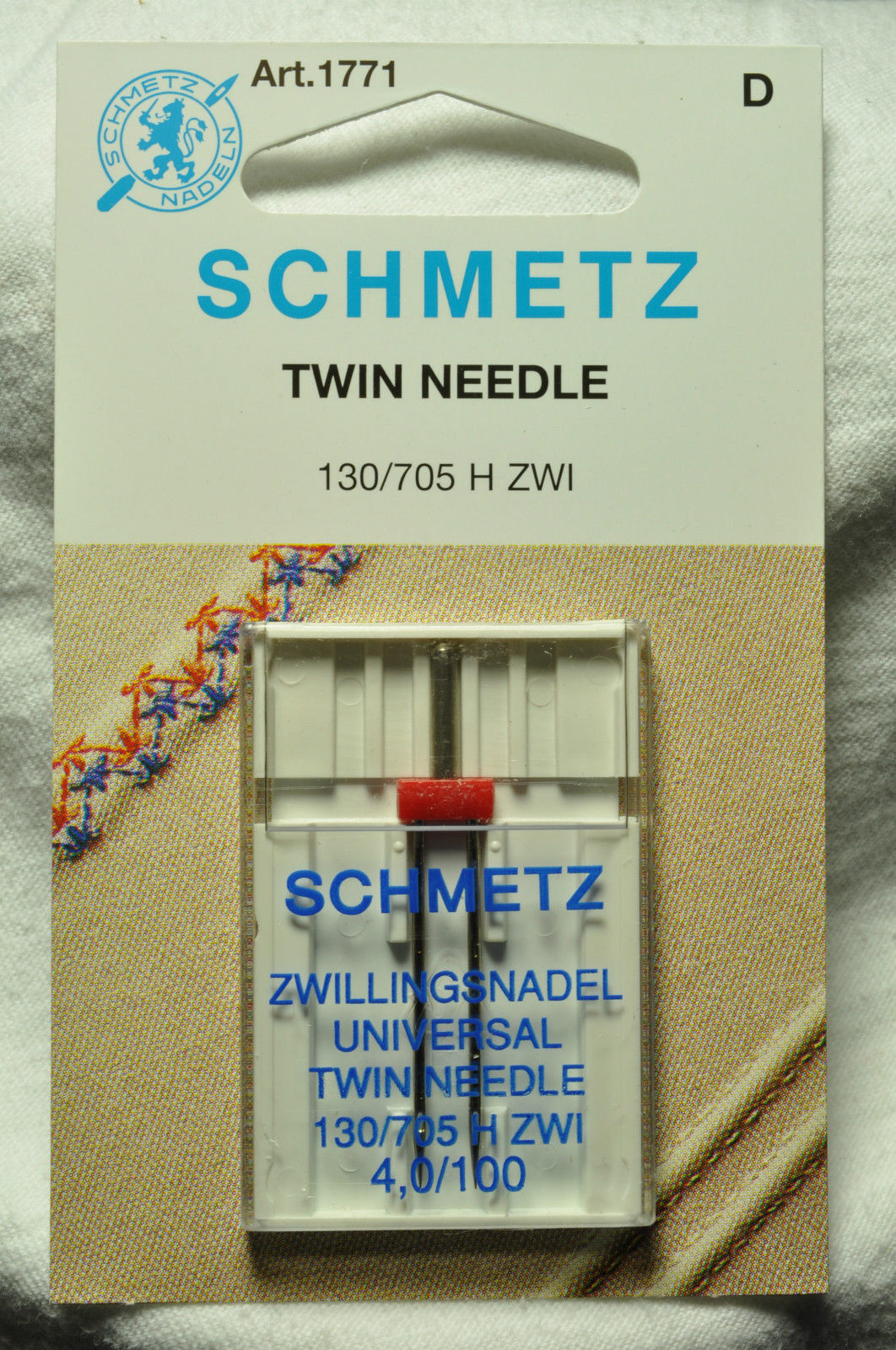 Schmetz Sewing Machine Twin Needle 1771 - $6.95