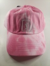 New PGA Tour Golf Ladies Tie-Dye Cap SUPER PINK | One Size | Moisture Wicking - £11.59 GBP