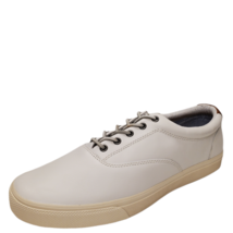 Sperry Striper Mens Plush Wave Lace-up Sneakers Leather White 7.5M - $83.98