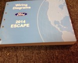 2014 Ford Escape Electrical Wiring Diagram Troubleshooting Manual EWD Fa... - $69.99
