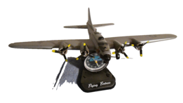 B-17 Flying Fortress Alarm Clock - As Is. Sound and Props not functioning - $34.65