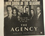 The Agency Tv Guide Print Ad Advertisement Gil Bellows Ronny Cox TV1 - £4.72 GBP