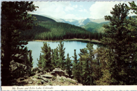 Mt Evans and Echo Lake Colorado Postcard - £22.17 GBP