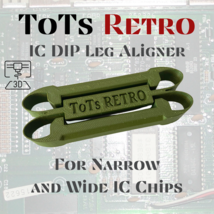 IC DIP Leg Aligner Green For Vintage 8-Bit Chips, Commodore 64, 128 &amp; more - €7,72 EUR
