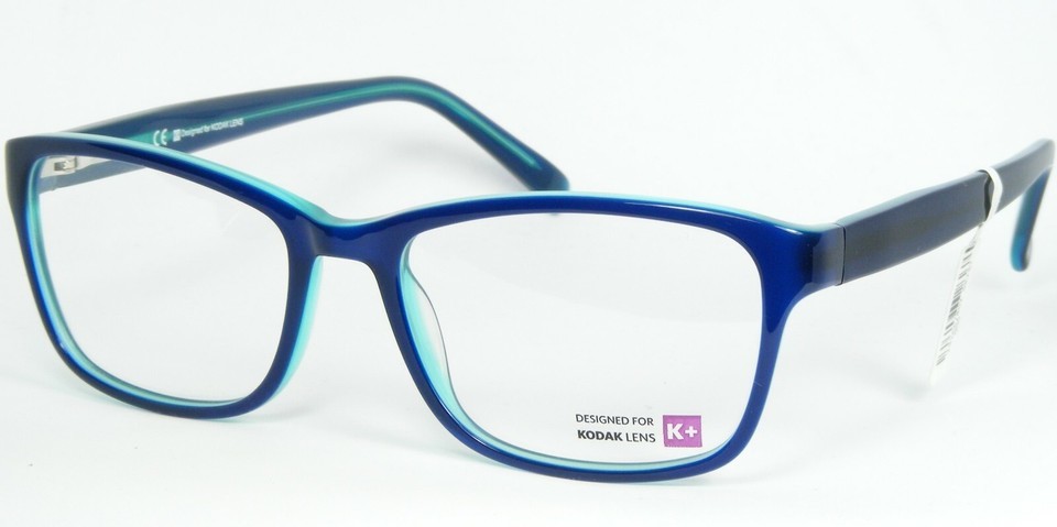 K+ Designed for KODAK LENS E 2C5 BLUE EYEGLASSES GLASSES FRAME 52-17-140mm - $52.98