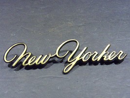 1971 72 73 74 75 76 77 78 Chrysler New Yorker Gold Emblem OEM 5 3/8&quot; - £55.65 GBP