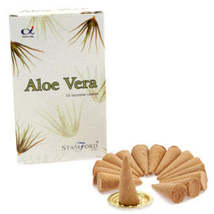 Aloe Vera Incense Cones - $55.21 MXN