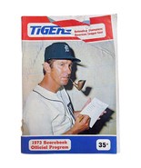 Detroit Tigers Baseball Vintage 1973 Souvenir Scorebook and Official Pro... - $14.99
