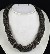 Natürliche schwarze Rauchquarz Perlen facettiert rund 10 L 860 Kt Edelst... - $227.67 CAD