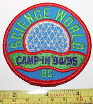 Girl Guides Science World Camp In 94/95 Vancouver Canada Patch Badge - £9.02 GBP