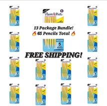 65 Paper Mate SharpWriter Mechanical Pencils 13 Pkgs .7mm, Yellow #2 - $33.26