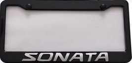 HYUNDAI SONATA 3D CHROME SCRIPT ABS PLASTIC LICENSE FRAME +PROTECTIVE PL... - £21.86 GBP