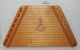 Lap Harp Dulcimer 15 String Wooden INSTRUMENT Vintage Music #2 - $34.95