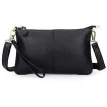 Leather Crossbody Bag Women Silver Hand Bags Mini Flap Gold Silver Day Clutch Lu - £38.19 GBP