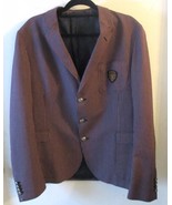 Gucci Switzerland Red and Blue Striped Crest Pocket Sportscoat Blazer Si... - $33,851.41 MXN