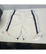 Nike Basketball Shorts Mens XXL White Baggy Mesh Lined Vintage 11&quot; CLEAN - $29.06