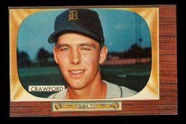 Vintage 1955 Baseball Card Bowman #121 Rufus Crawford Outfield Detroit Tigers - £7.74 GBP