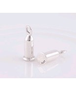 925 Sterling Silver Barrel Earring Charm - $26.22 CAD
