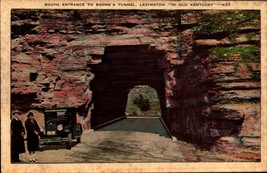 Vintage POSTCARD- South Entrance To Boone&#39;s Tunnel, Lexington, Kentucky BK53 - £2.33 GBP