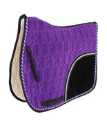 Horse Saddle Pad English All-Purpose Shock Absorbing Velvet Quilted 72140PR - $38.60