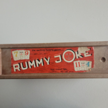 Rummy Joke Rummikub  Tile Game vintage 106 Tiles Missing 2 Plastic Feet - $29.60