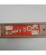 Rummy Joke Rummikub  Tile Game vintage 106 Tiles Missing 2 Plastic Feet - £24.03 GBP