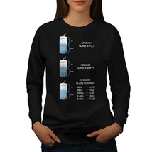 Wellcoda Optimist Science Womens Sweatshirt, Pessimist Casual Pullover Jumper - £22.86 GBP+