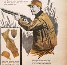 1952 Duxbak Waterproof Coat Utica Advertisement Hunting Outdoor Clothes ... - $19.99