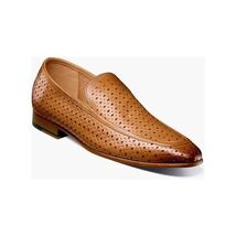 Stacy Adams Winden Moc Toe Perf Slip On Summer Shoes Natural 25645-280 image 3